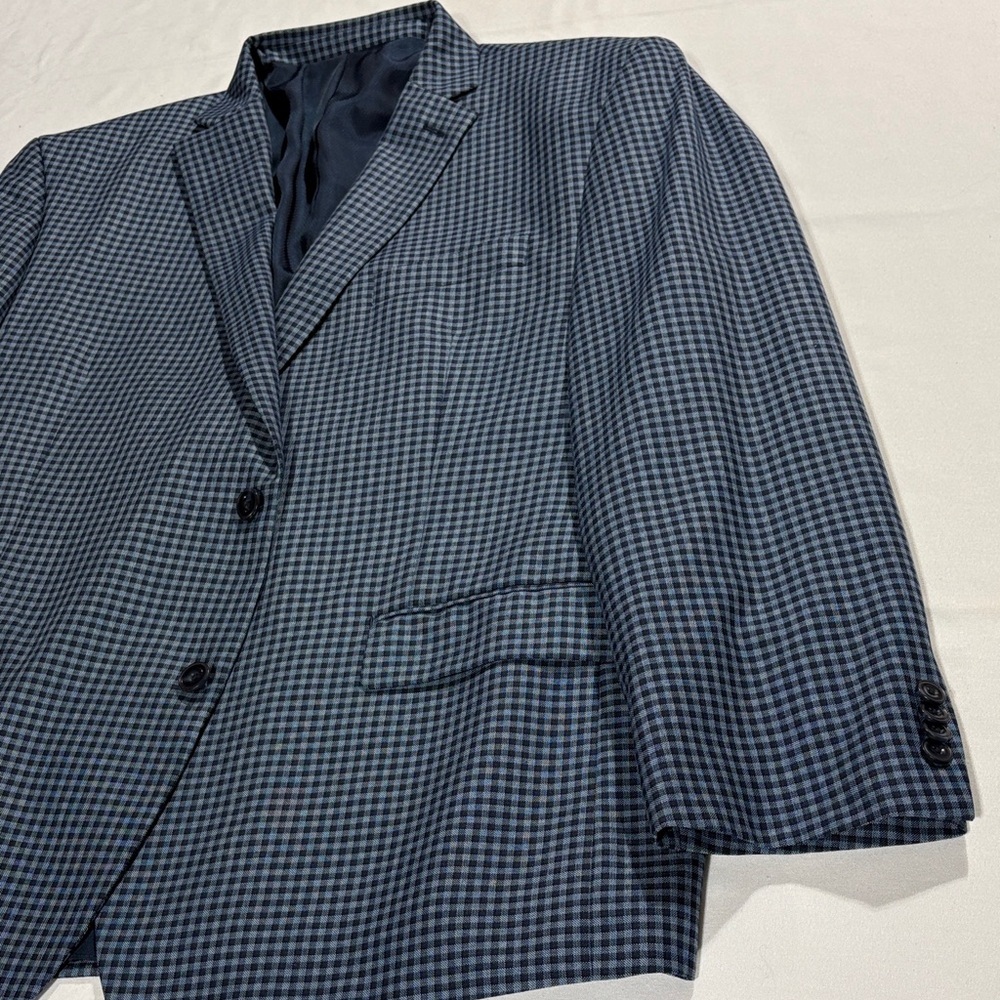 Michael Kors Men’s Classic Fit 48 R Navy Sport Coat Blazer New - Picture 14 of 16
